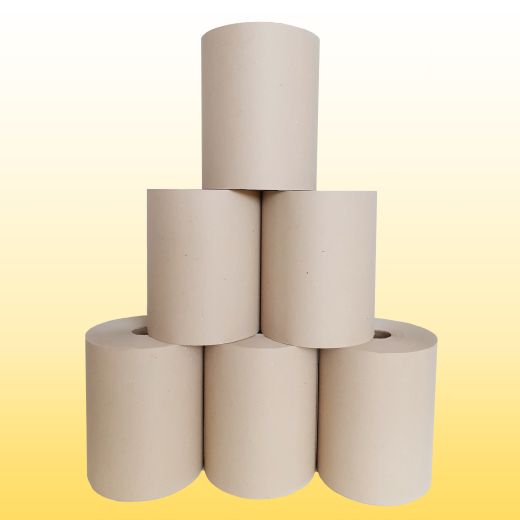 6 Rollen Schrenzpapier Rolle 25 cm x 167 lfm, 120g/m (5 kg/Rolle)